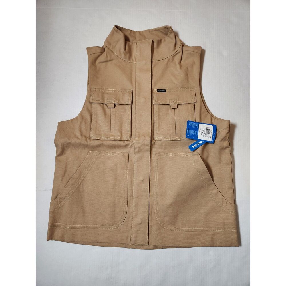 Columbia Brea Falls Vest Women’s Medium Tan